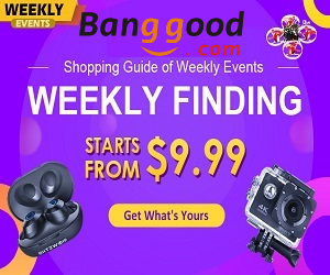 Banggood.comで最高のお得な情報をスナップ