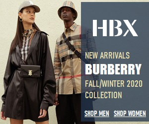 HBX oferece tudo de vestuário, acessórios e produtos de tecnologia que você precisa