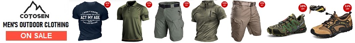 Shop Men's high-performance outdoor needs only at Cotosen.com